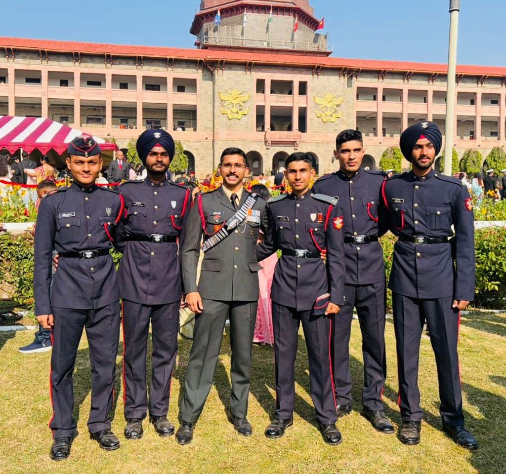 Six cadets from Maharaja Ranjit Singh Preparatory Institute successfully completed their graduation from NDA